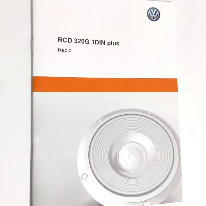 Manual de Radio Stereo Vw Up Rcd 320g 1 Din Plus 2014 Libro usado