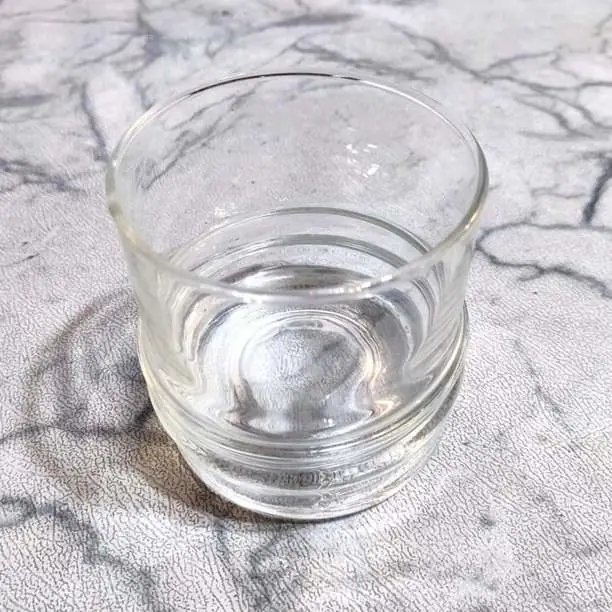Vaso Whisky Rocks Cristal Boca de 9cms Como Nuevo Reforzado