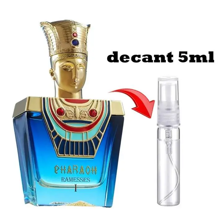 Decant perfume de 5ml de vidrio bharara pharaoh ramesses I