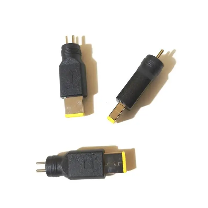 Ficha Adaptador Lenovo Rectangular Usb Cargador Universal Amarillo nueva