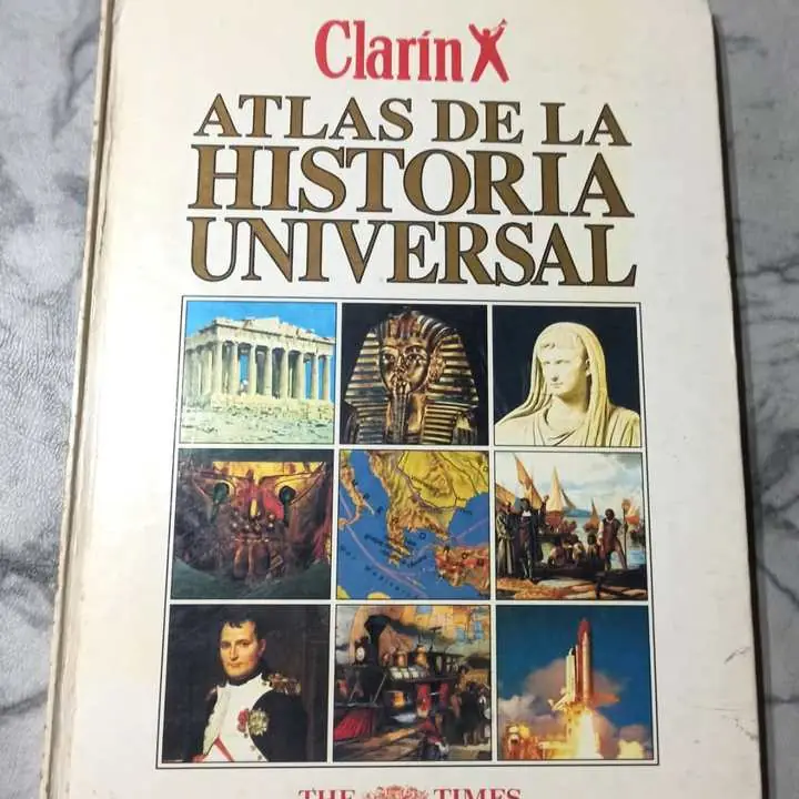 Libro Atlas de la Historia Universal Clarin 1994 Usado Book
