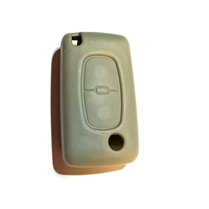 Funda Silicona Llave Peugeot 206 207 208 307 308 2 Botones usada