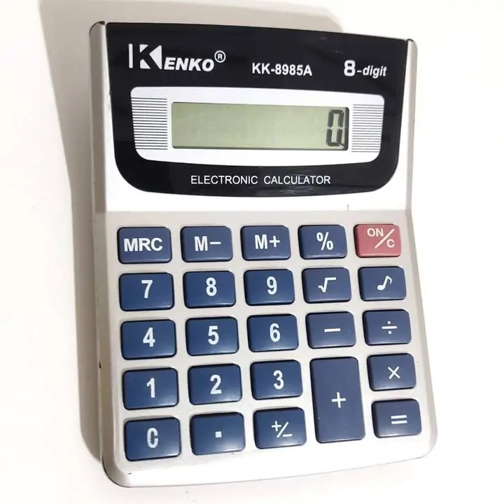 Calculadora Kenko Kk-8985a Color Gris 8 Digitos Usada Hogar usada