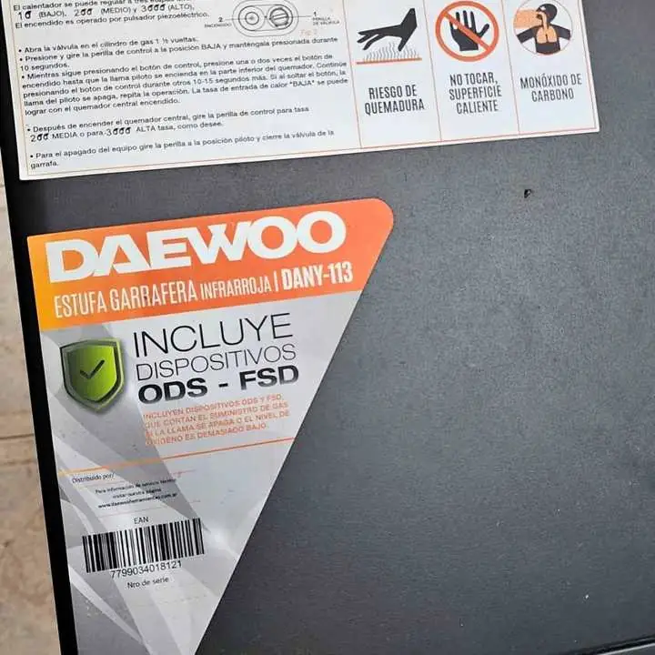 Estufa gas como nueva oportunidad daewoo