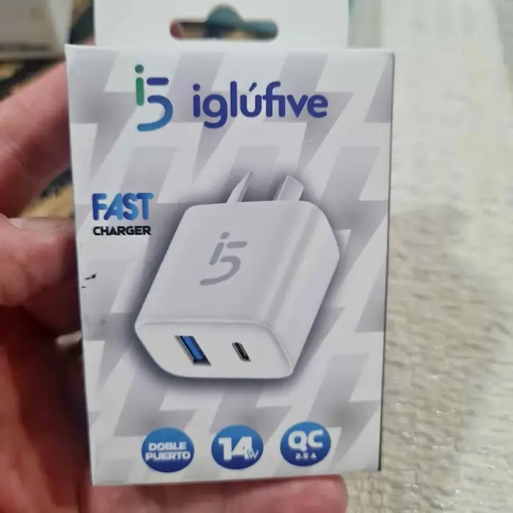 Cabezal carga rapida doble carga tipo C y USB