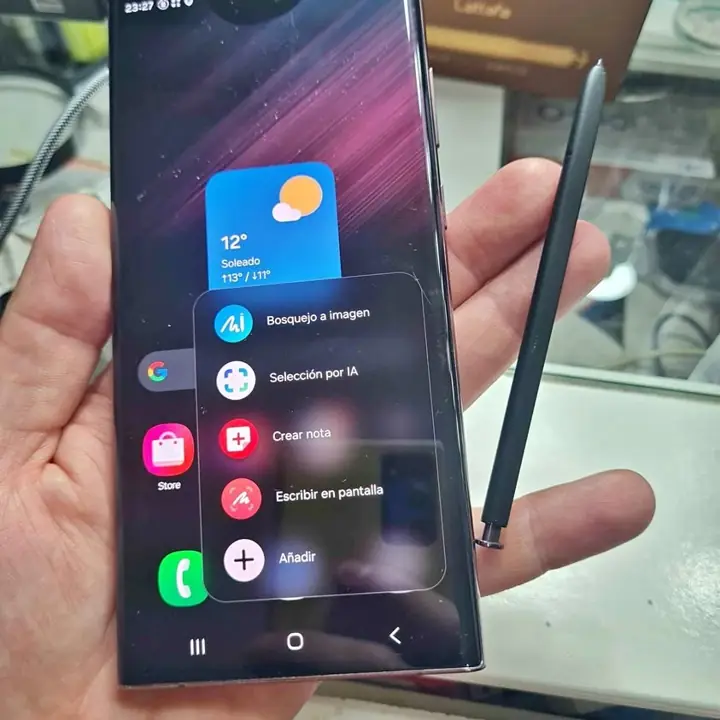 S22 ultra Samsung 256/12GB (sim+esim) libre de fabrica oportunidad detalle