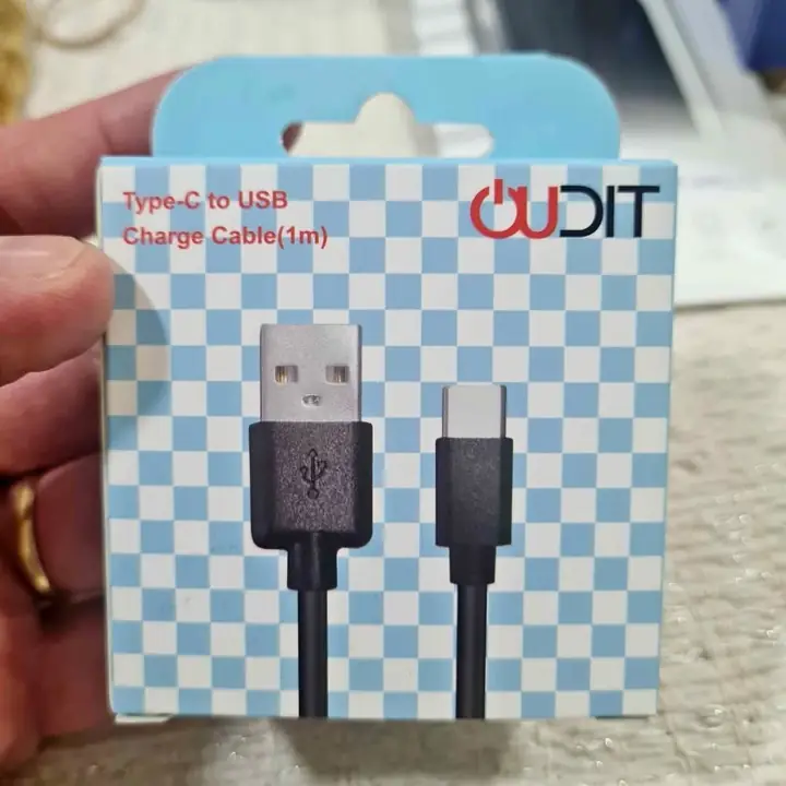 Cable USB tipo C negro nuevo caba optimo
