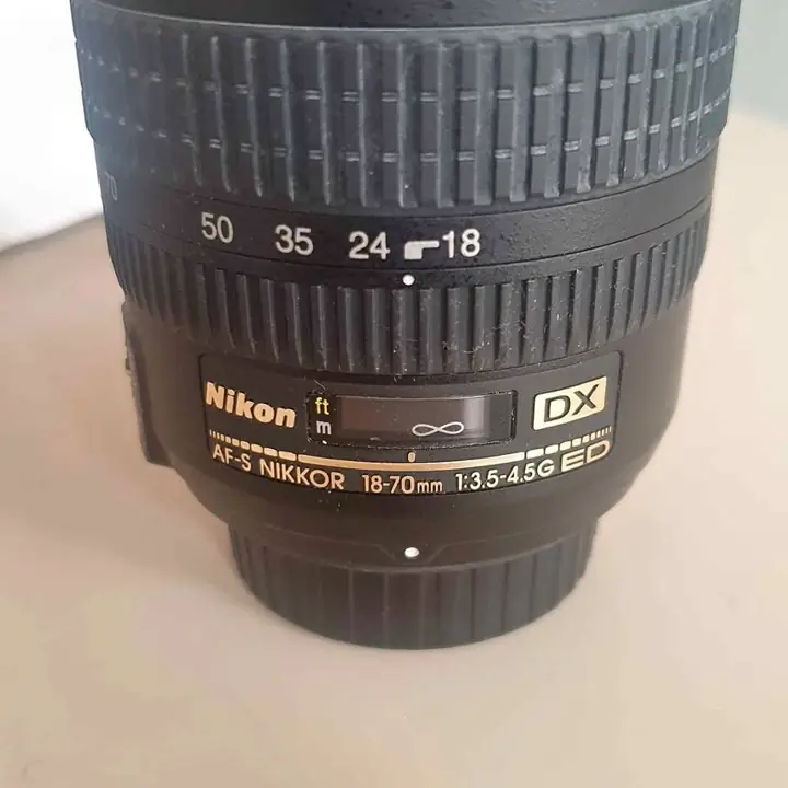 Lente nikon 18 - 70 mm