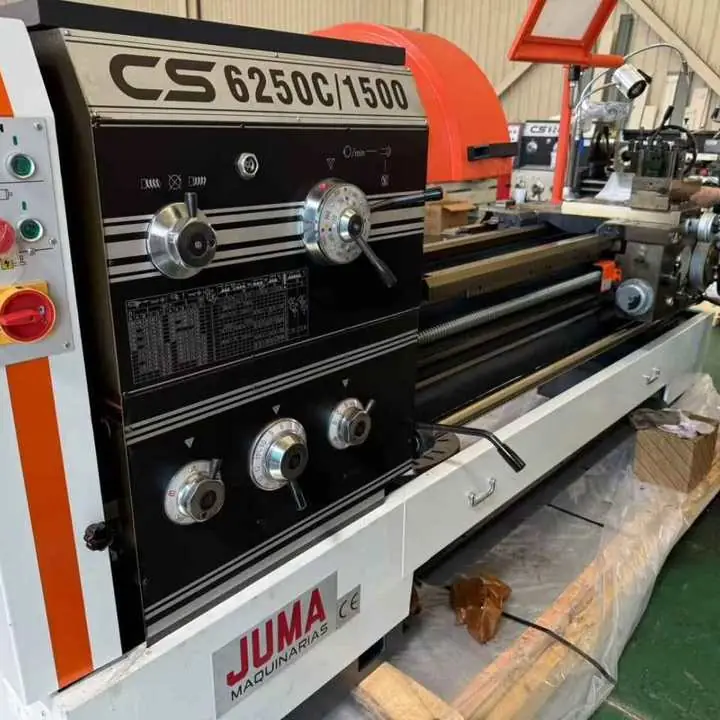 Torno paralelo NUEVO de 1500 mm x 500 mm Husillo 105 mm JUMA maquinarias