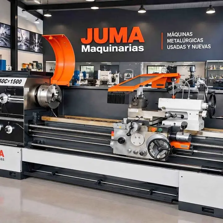 Torno paralelo nuevo baoji de 1500 mm x 500 mm Husillo de 105 mm JUMA Maquinarias