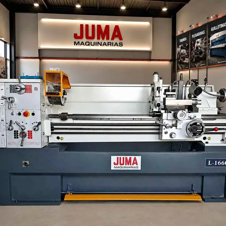 Torno paralelo NUEVO L-1600 de 1500 mm x 410 mm JUMA Maquinarias