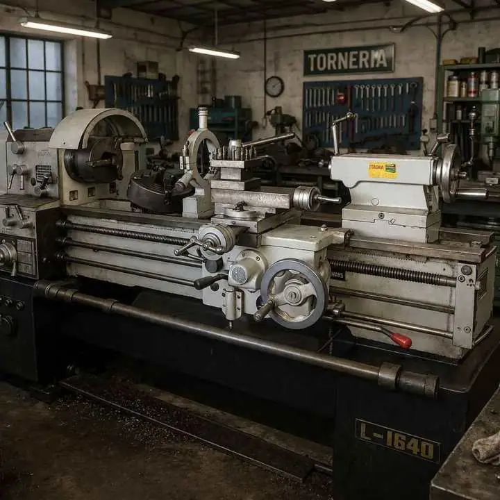 Torno paralelo WING L1640 de 1000 mm x 410 mm único dueño