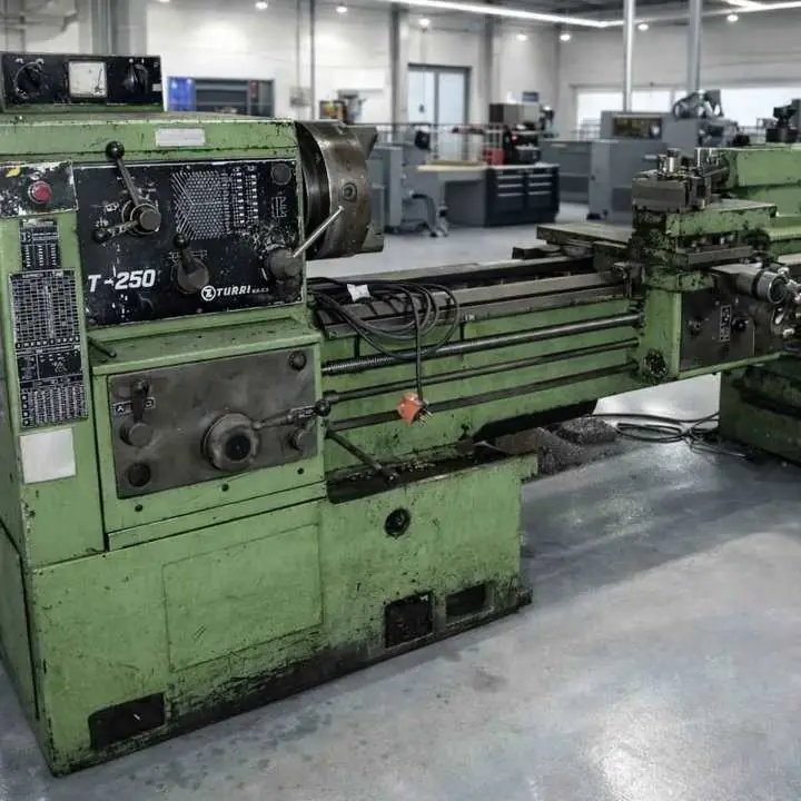 Torno paralelo TURRI T-250 de 1600 mm último modelo