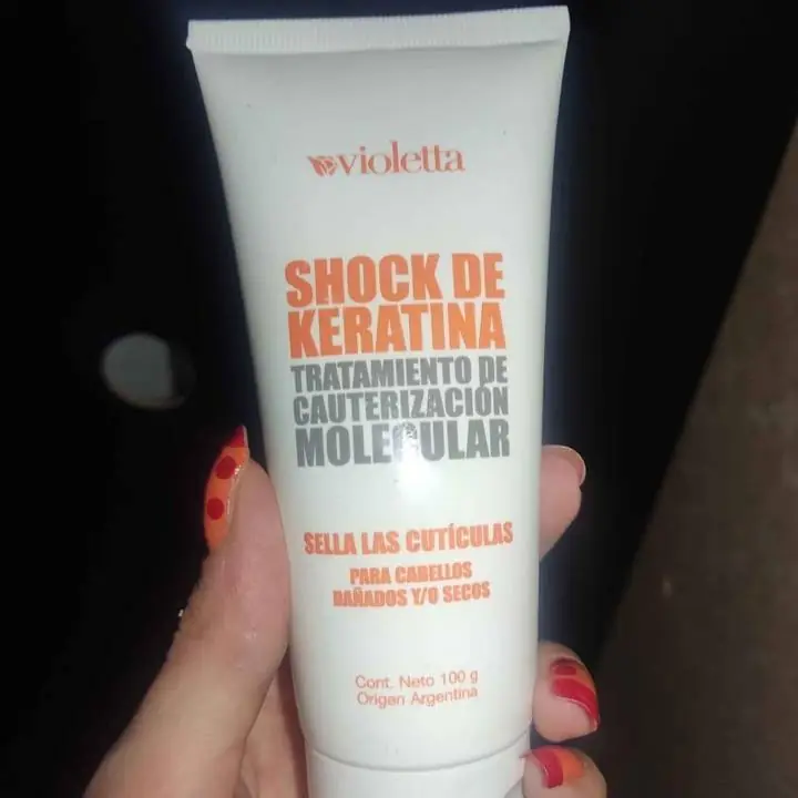 Shock de keratina Violetta Cosméticos vto 2025
