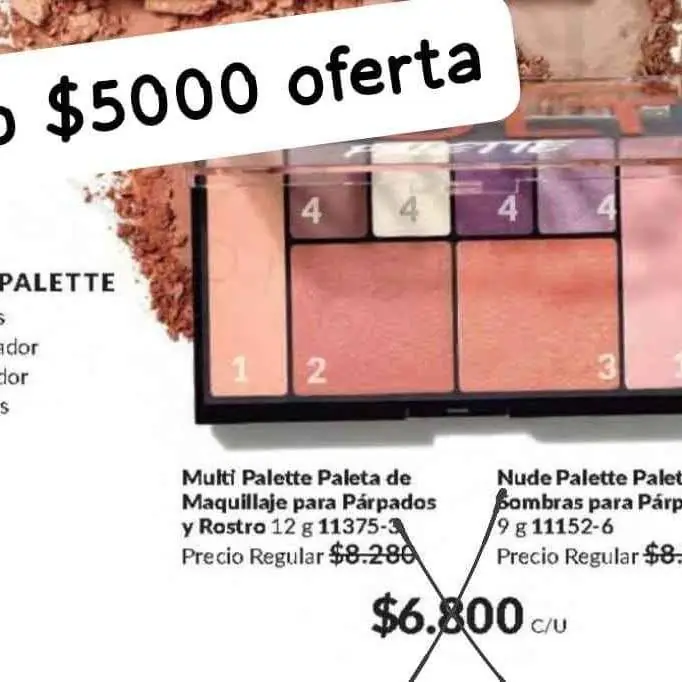 Set de maquillaje vencimiento 10/24