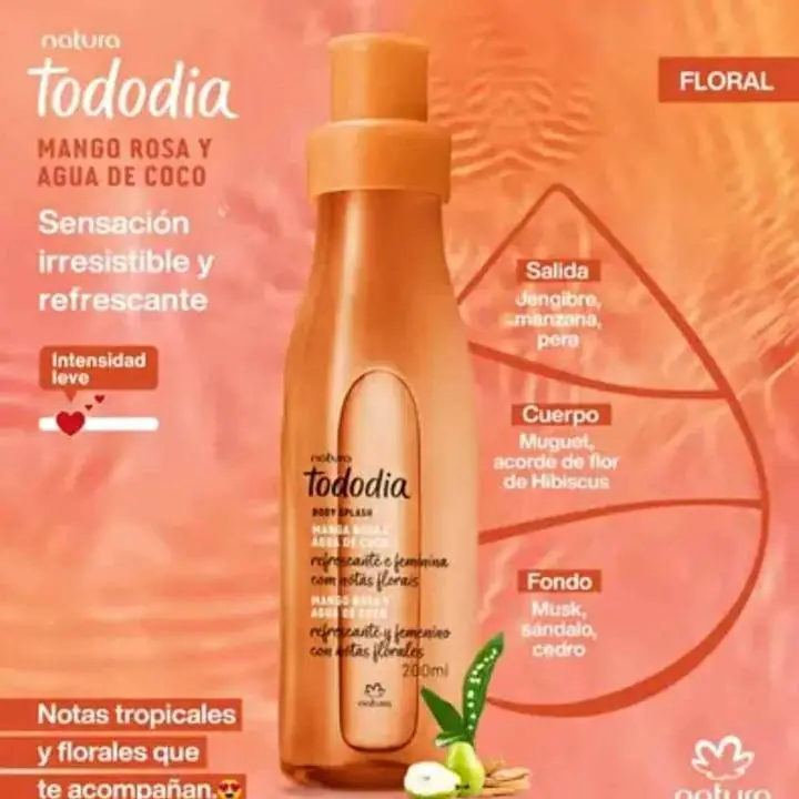 Body splash tododia Mango rosa y agua de coco vto 7/24