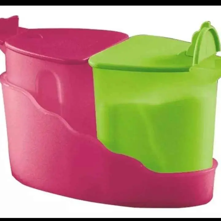 Dosificador doble azucar y yerba con bandeja Tupperware