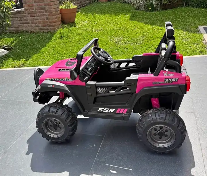 Jeep a batería Rosa c/ Control Remoto
