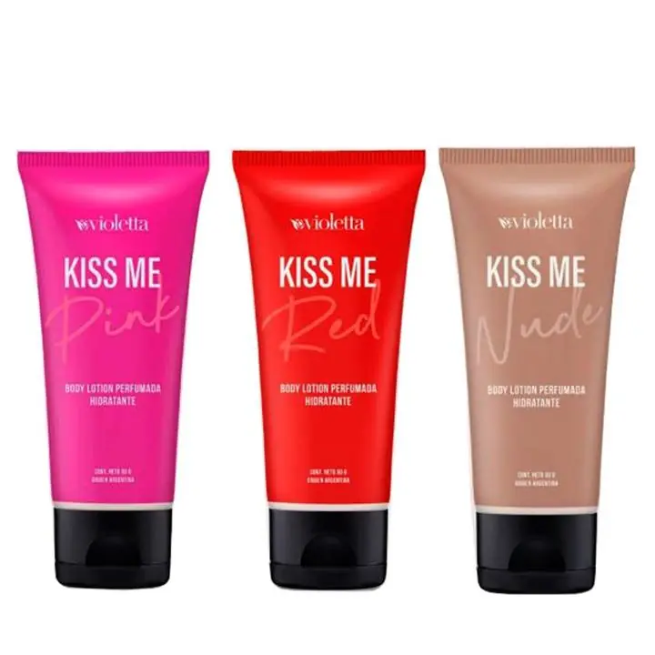 Crema Loción Corporal Perfumada Hidratante Kiss me Violetta Cosméticos