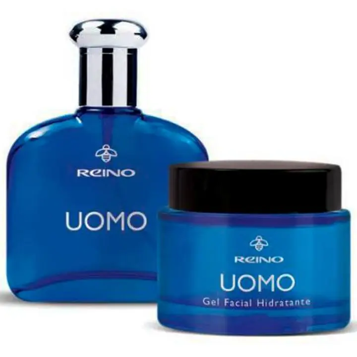 Set de perfume masculino Uomo Reino: Eau de Parfum+ Gel Facial Hidratante
