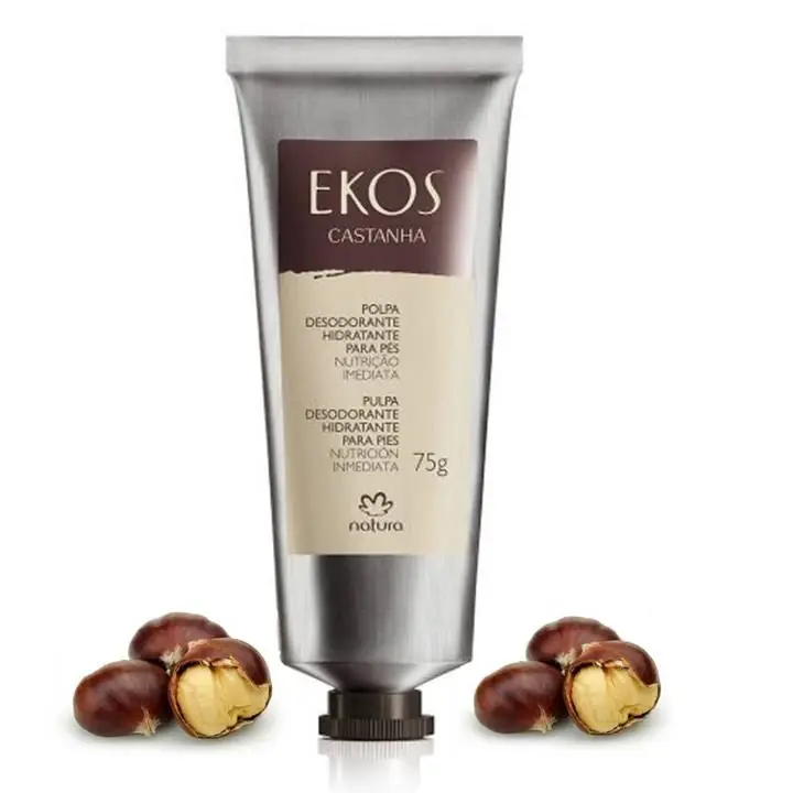 Crema pulpa hidratante para manos Natura Ekos Castaña