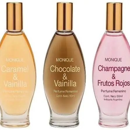 Perfume Femenino Caramel y Vainilla Chocolate Champagne y Frutos Rojos Monique Arnold
