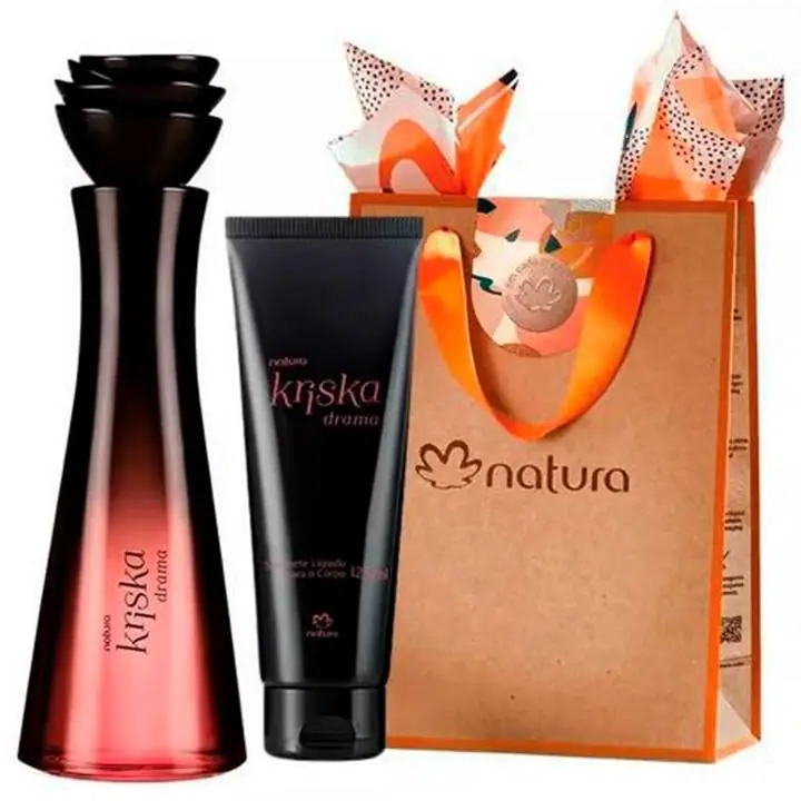 Kit Kriska Drama Natura x 2u: Eau de Toilette 100ml + Jabón Líquido Corporal 125ml
