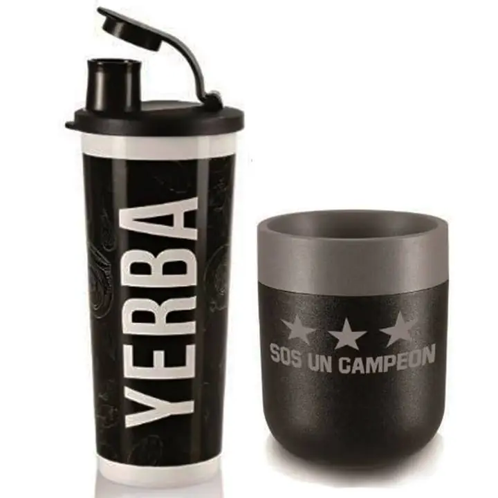 Set Tupperware Dosificador Yerbera 470ml + matérmico Estrella