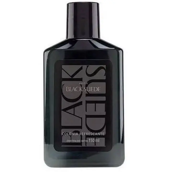 Perfume Colonia Masculina Black suede Avon