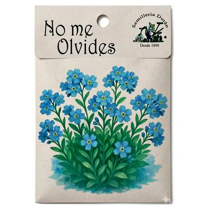 Sebre de Semilla Flores No me Olvides Myosotis Alpestris