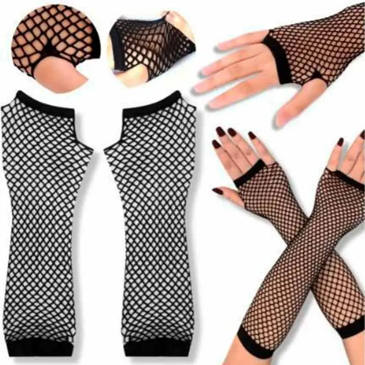Guantes mitones de Red Largo Negro Varios Colores