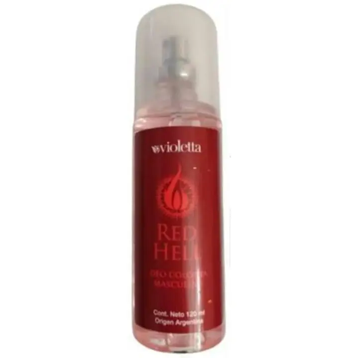 Deo Colonia Red Hell Violetta Cosméticos 120ml