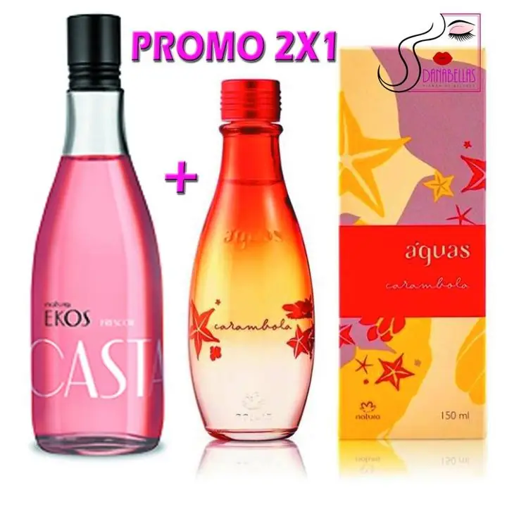 Promo 2x1 Perfumes Frescor Ekos Castaña+ Aguas Carambola