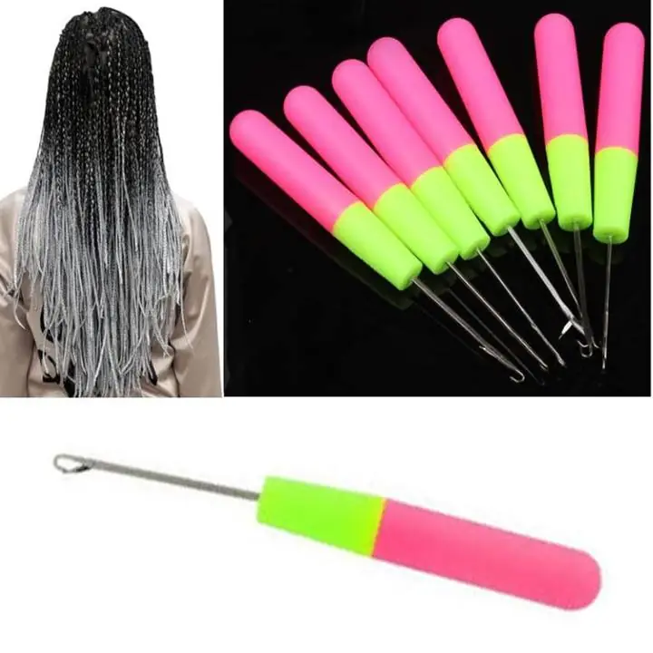 Agujas para trenzas africanas rastas dreadlock extensiones cabello