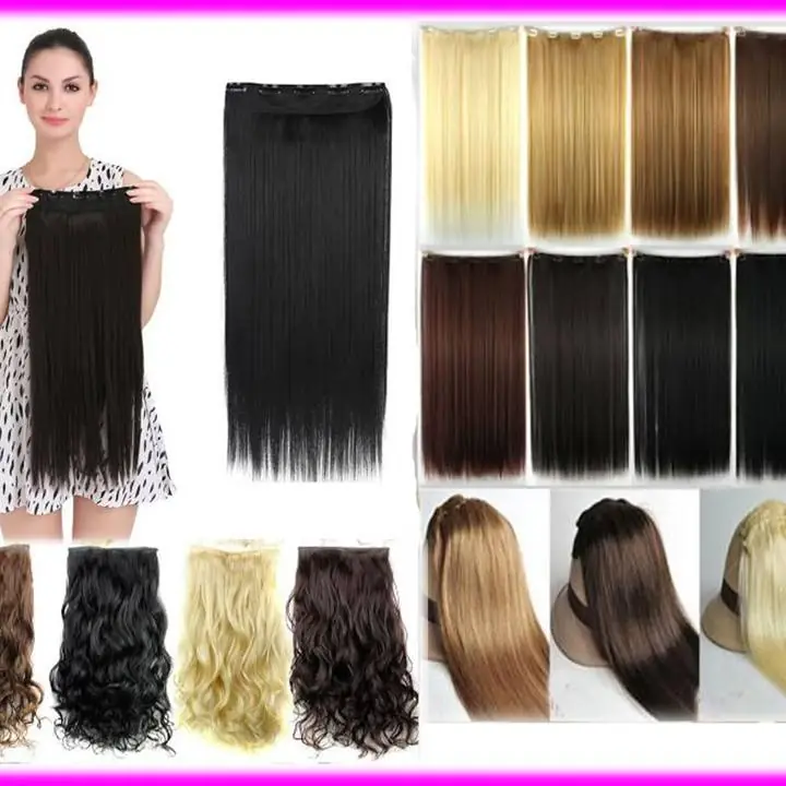 Cortinas Simil Pelo Natural Kanekalon Extensiones