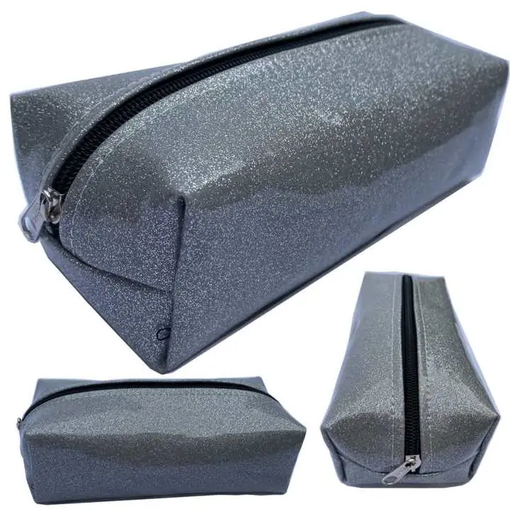 Cartuchera Rectangular con Glitter 20 x 06 x 10 cm