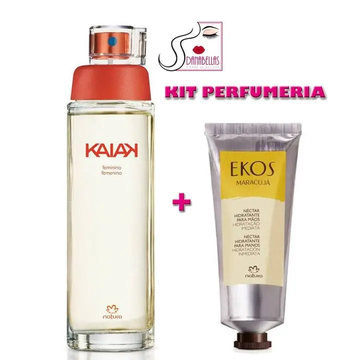 Kit perfume x 2U kaiak clásico femenino+ néctar ekos maracuyá crema P/ manos