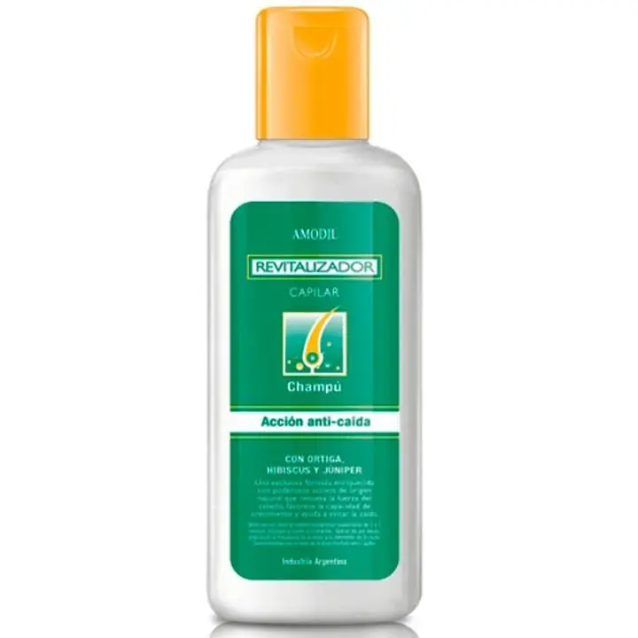 Shampoo revitalizador capilar anti caida con ortiga Amodil 300ml