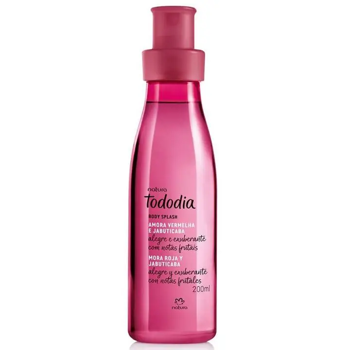 Perfume Femenino Body Splash Mora Roja y Jabuticaba Tododia Natura