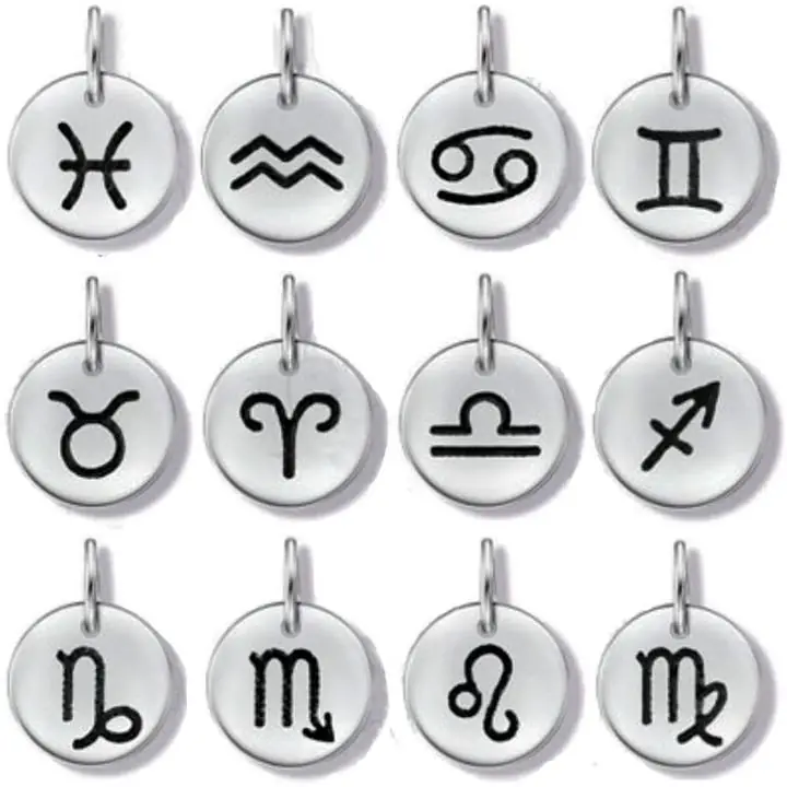 Dijes signos del Zodíaco Acero Quirurgico