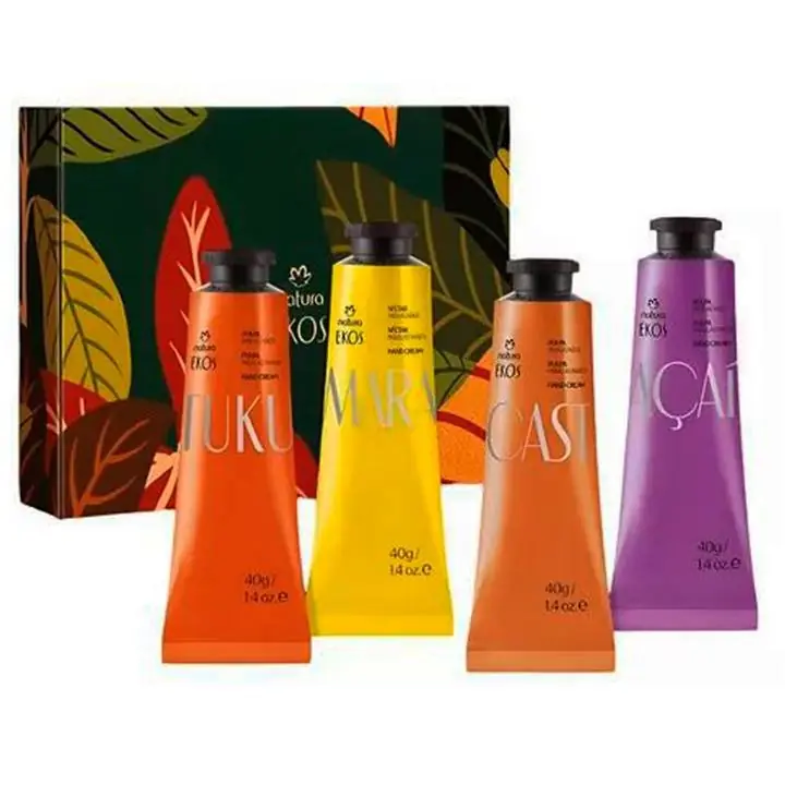Kit x4 cremas pulpas de manos Ekos Natura