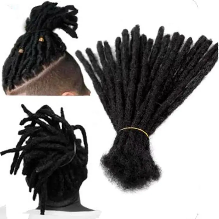 Extensiones rastas dreadlocks pelo natural humano 15 cm