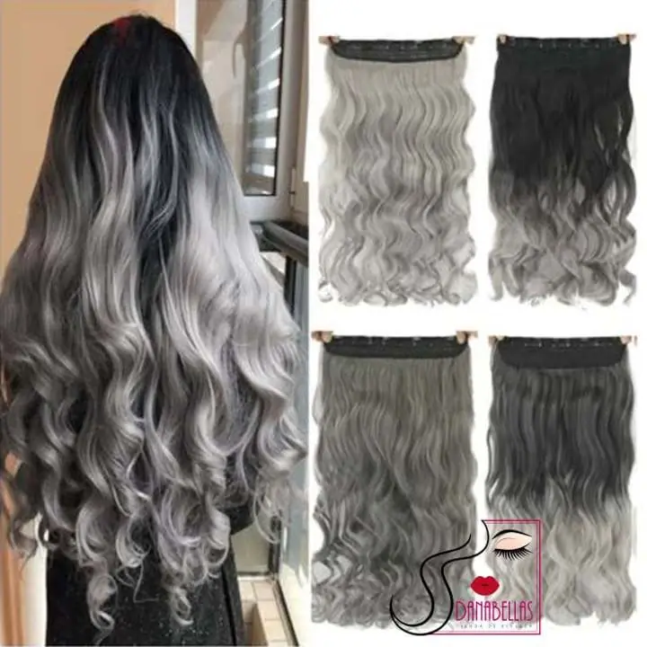 Extension cortina kanekalon californiana gris