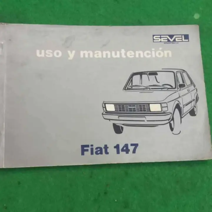 Fiat 147 manual usuario año 1982