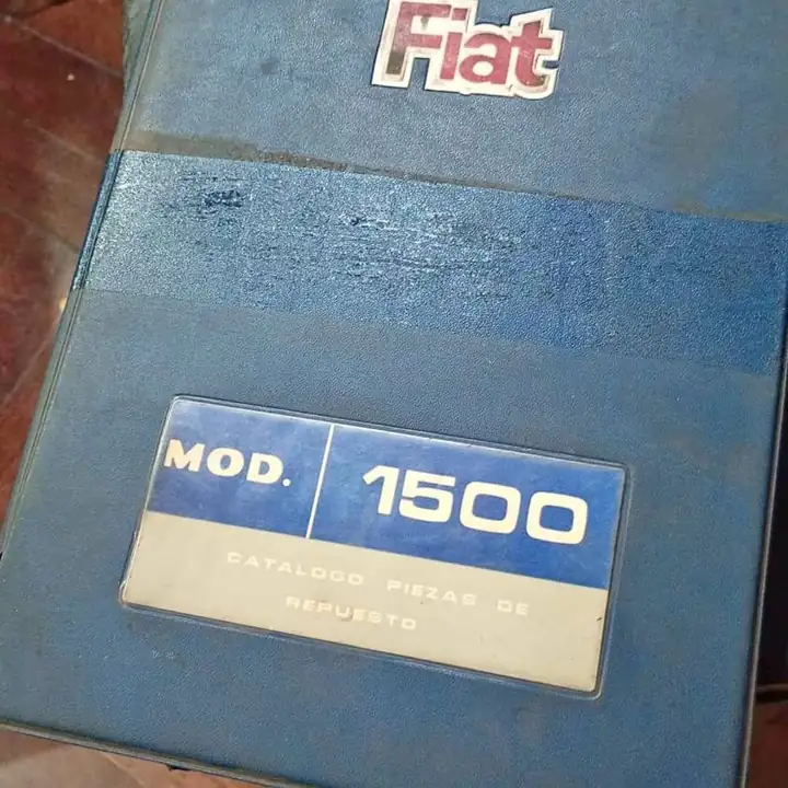 Fiat 1500 manual despiece original