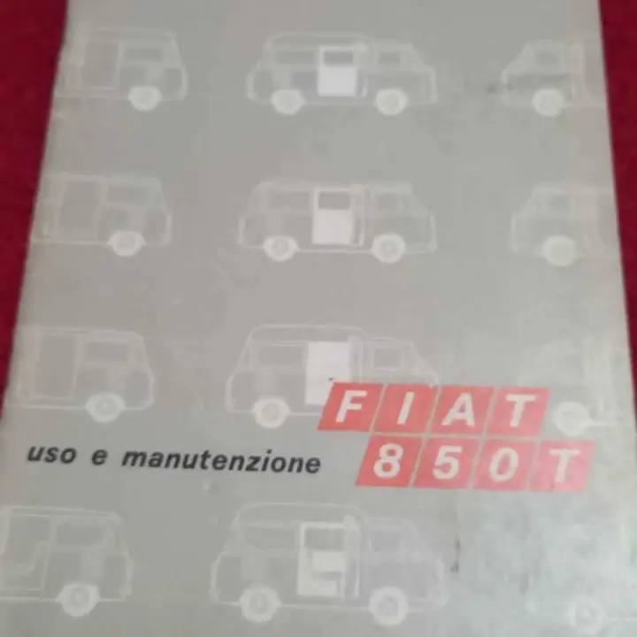 Fiat 850 T manual usuario original
