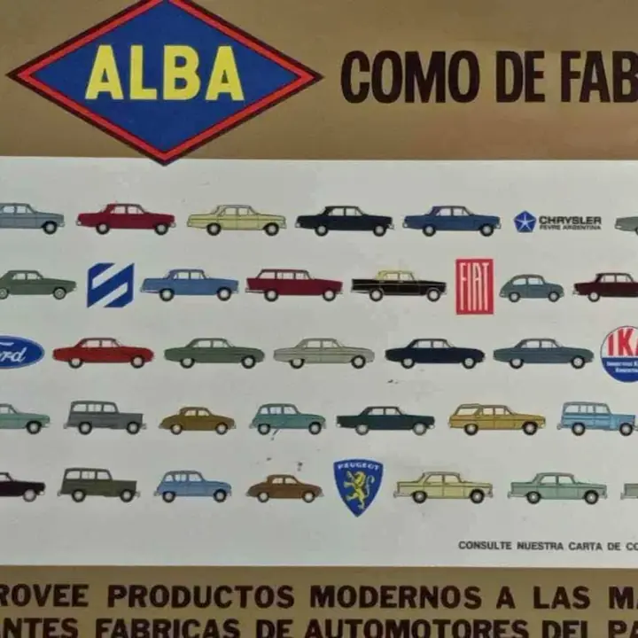 Antiguo cartel chapa pintura automotor