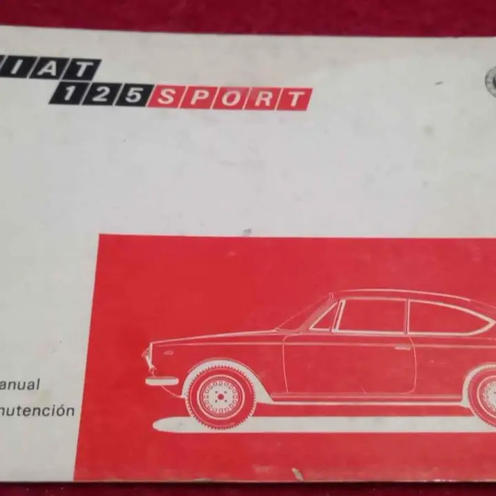 Fiat 125 coupe manual usuario