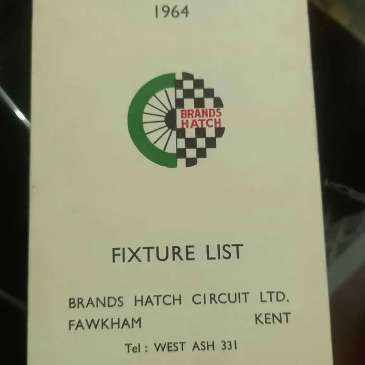 Brands Hatch 1964 fixture original