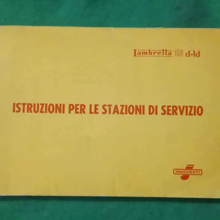 Motoneta lambretta 150 manual de reparaciones
